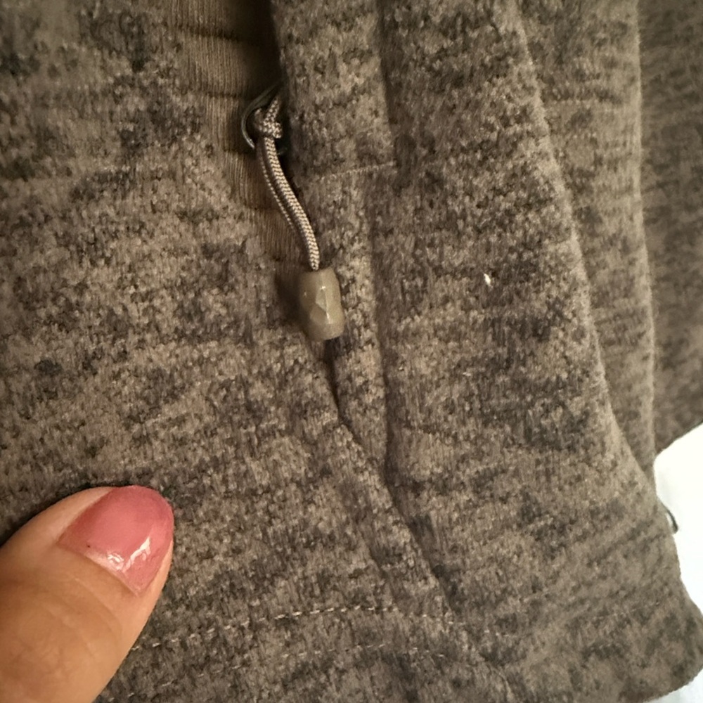 The North Face Brown Fleece Hooded Full Zip Jacket Women’s Small - Picture 6 of 15